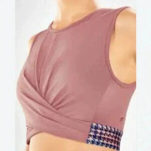 Fabletics Pia Powertouch light front twist tank size small